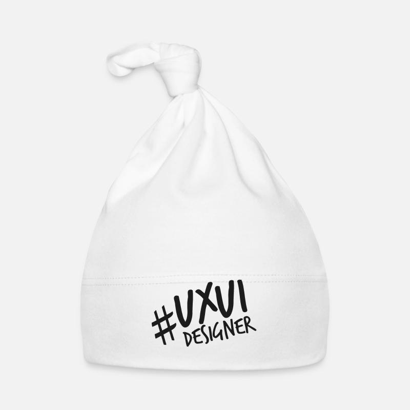 UX UI Designer | Designer. Programmer - Organic Baby Cap - white