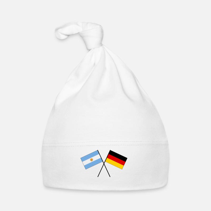 Argentine Allemagne drapeau drapeau Bonnet bio Bébé