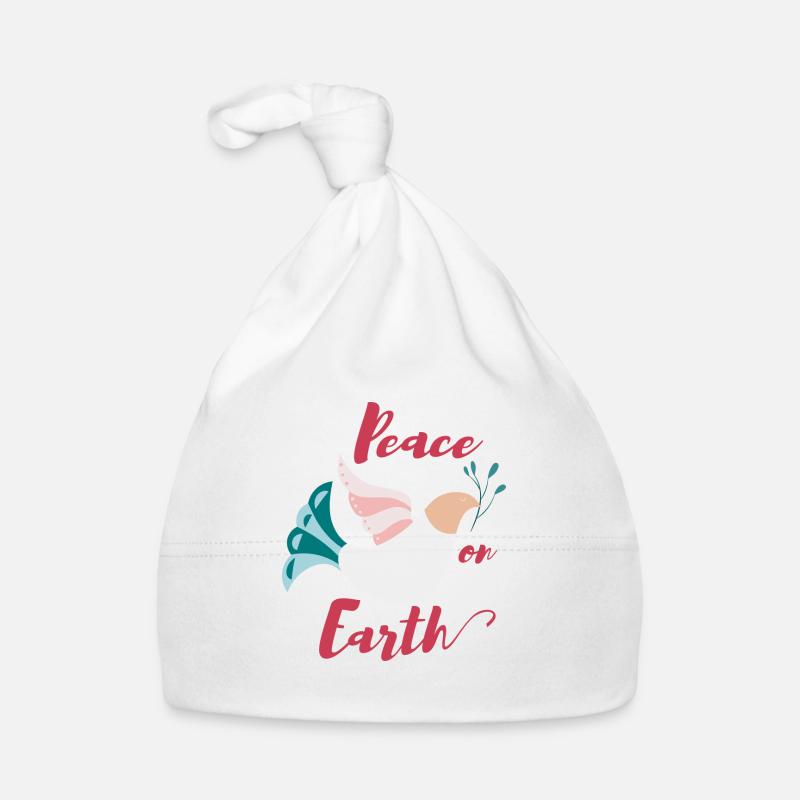 Weihnachten Taube Spruch Baby Bio-Mütze