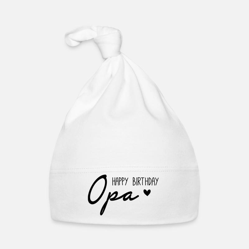 Happy Birthday Opa Baby Bio-Mütze