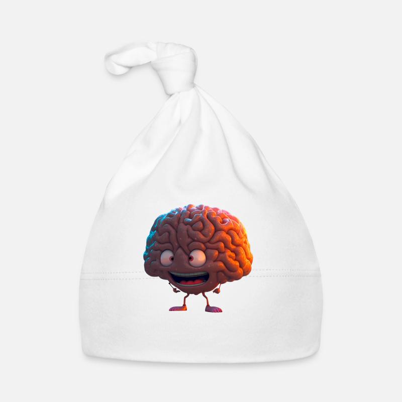 Style Brain Man pour les esprits intelligents Bonnet bio Bébé
