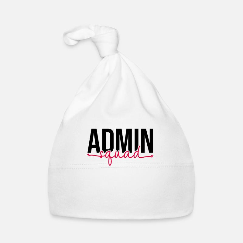 Assistant d’équipe d’administration Admin Squad Front Office Bonnet bio Bébé