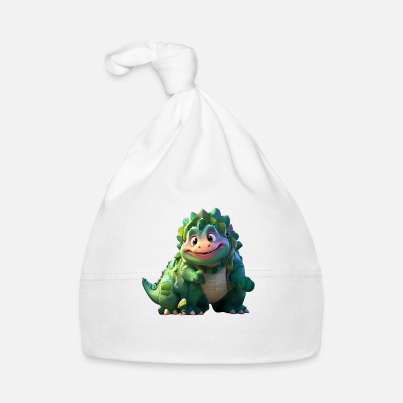 Drôle Dino Amical Mignon Mignon Bonnet bio Bébé