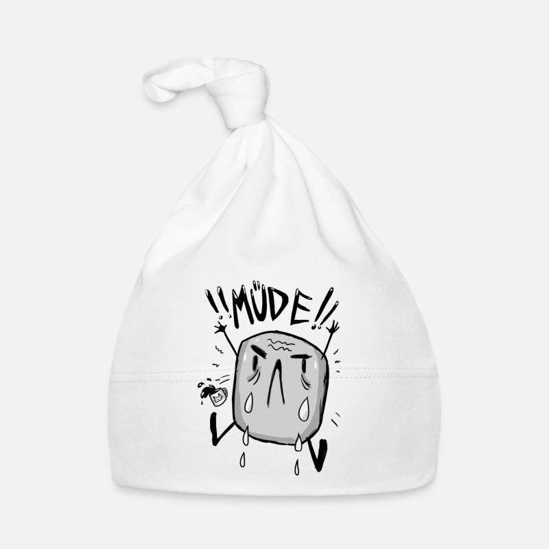 MÜDE!!! Baby Bio-Mütze