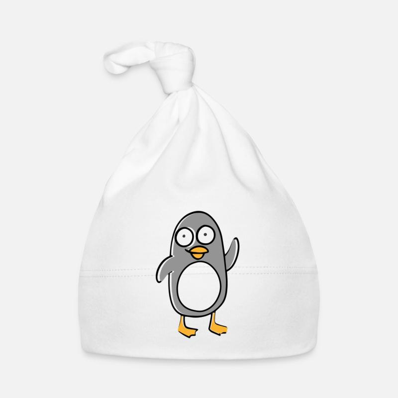 Pinguin Baby Bio-Mütze