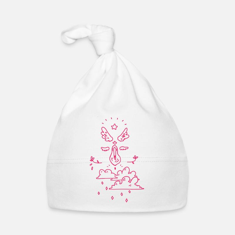 cute doodles Bonnet bio Bébé