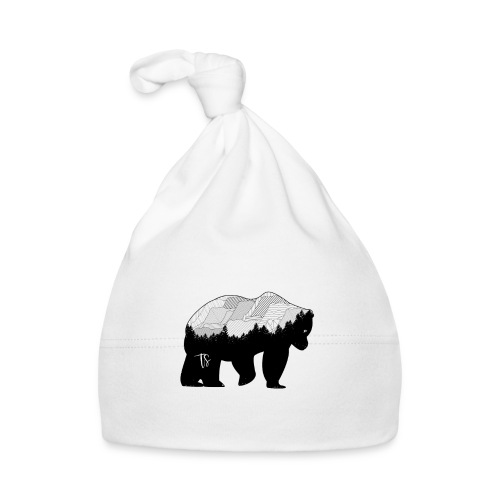 Geometric Mountain Bear - Cappellino ecologico per neonato