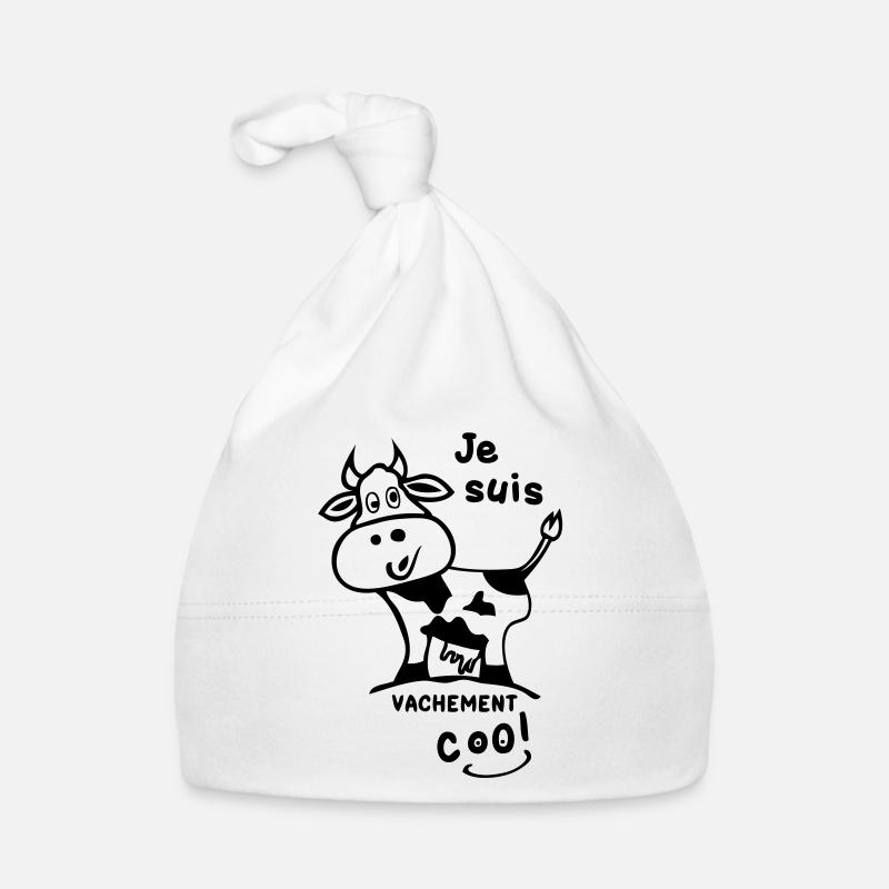 vachement_cool0 - Bonnet bio Bébé - blanc
