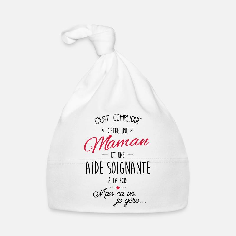 maman et Aide soignante Bonnet bio Bébé