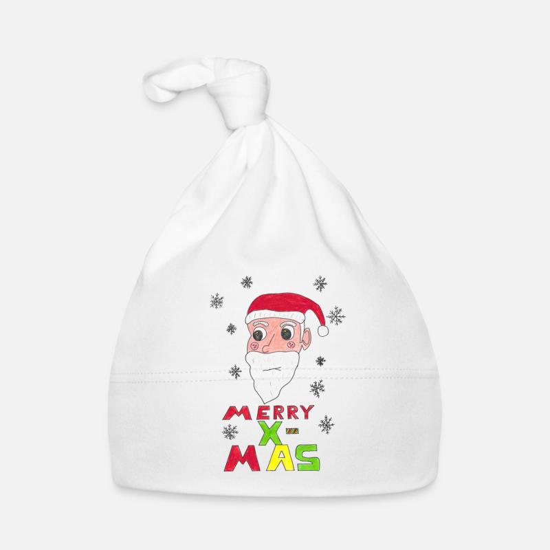 Père Noël Merry X-MAS Bonnet bio Bébé