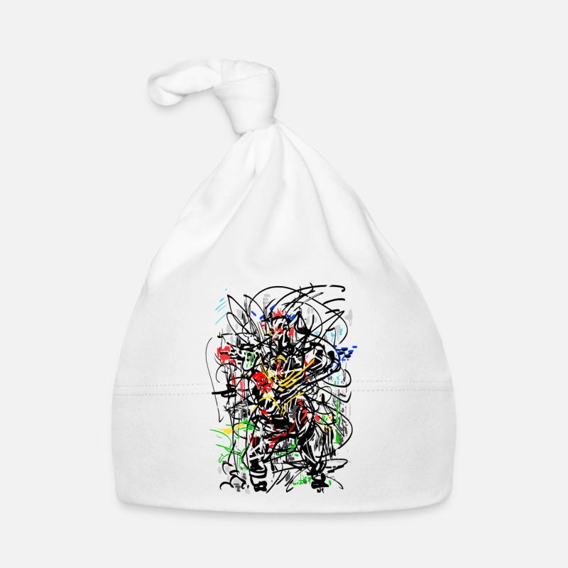 abstract Organic Baby Cap