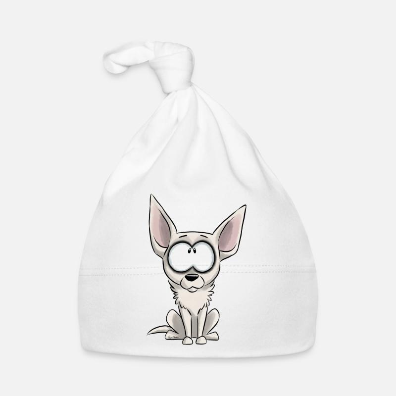 Je Suis Chihuahua - Blanc - Bonnet bio Bébé - blanc