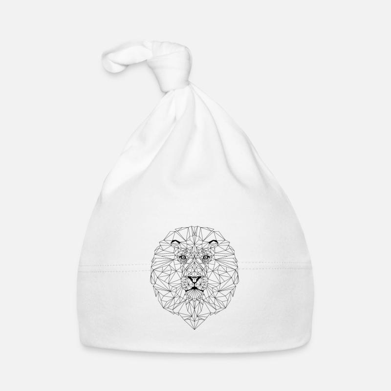 polygon line Baby Bio-Mütze