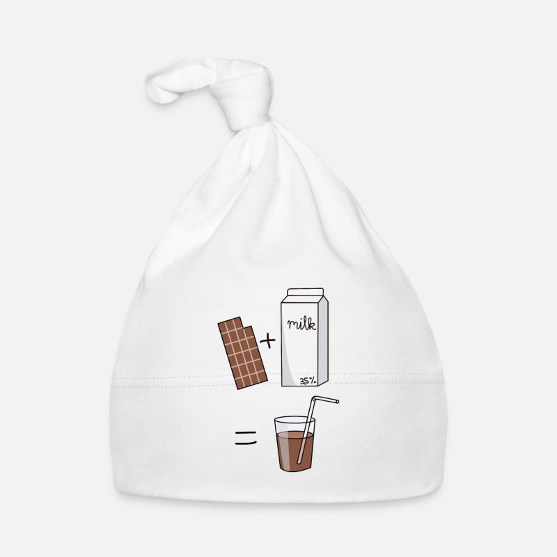 schokomilch Milch Schokolade Baby Bio-Mütze