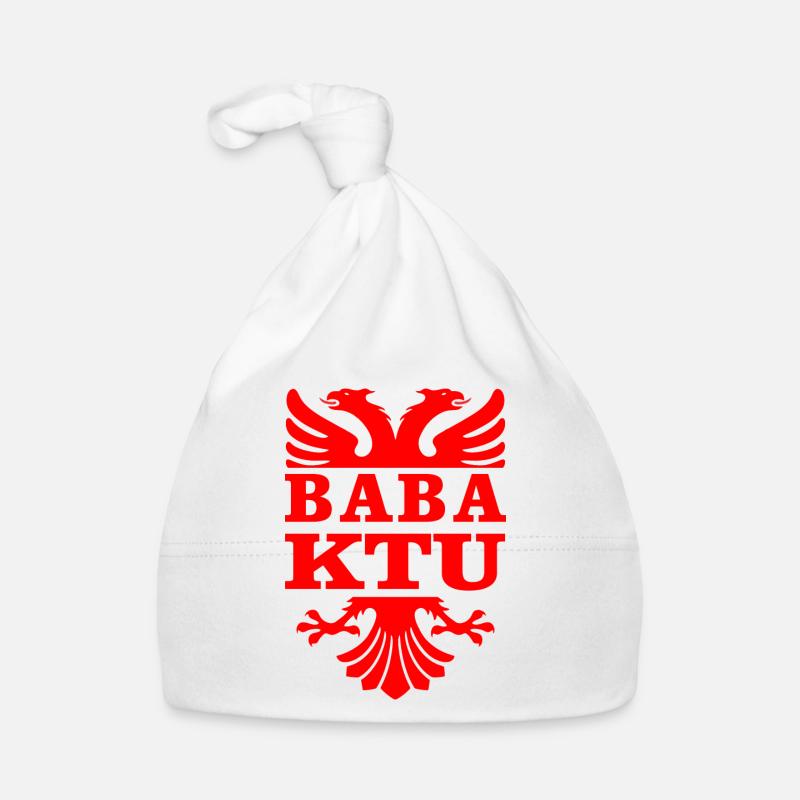 Dad is here - Albanian eagle Organic Baby Cap
