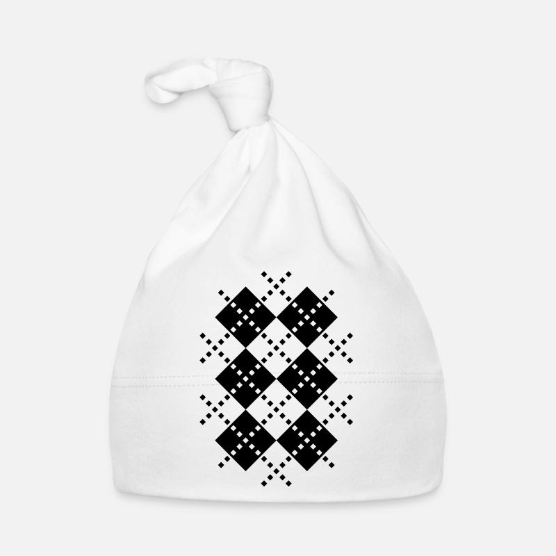 Retro Karos Baby Bio-Mütze