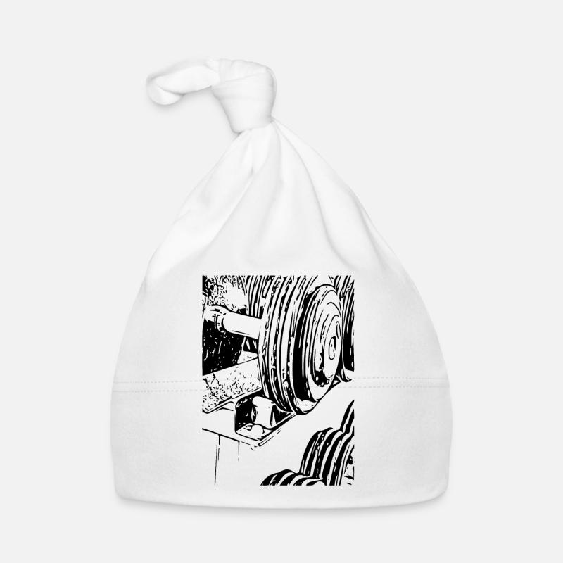 dumbbell Organic Baby Cap