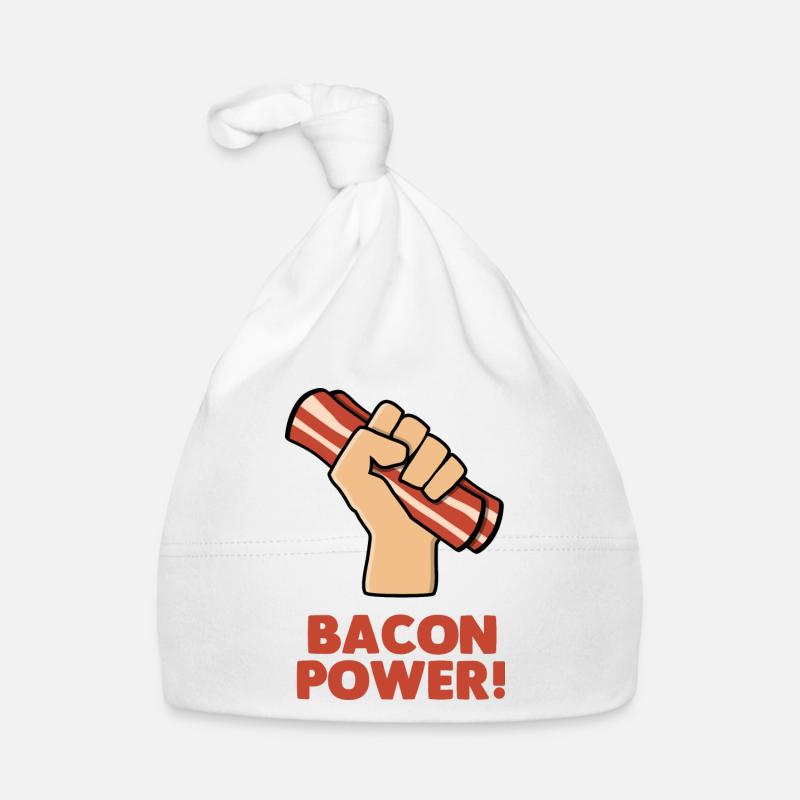 Bacon Power Organic Baby Cap