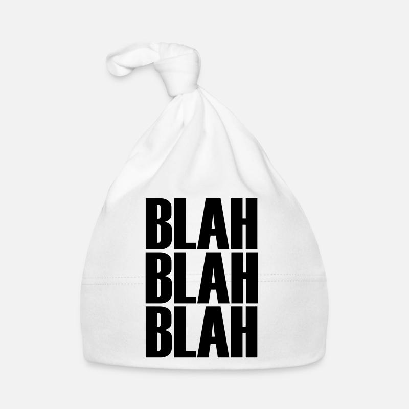 blah blah blah POP Organic Baby Cap