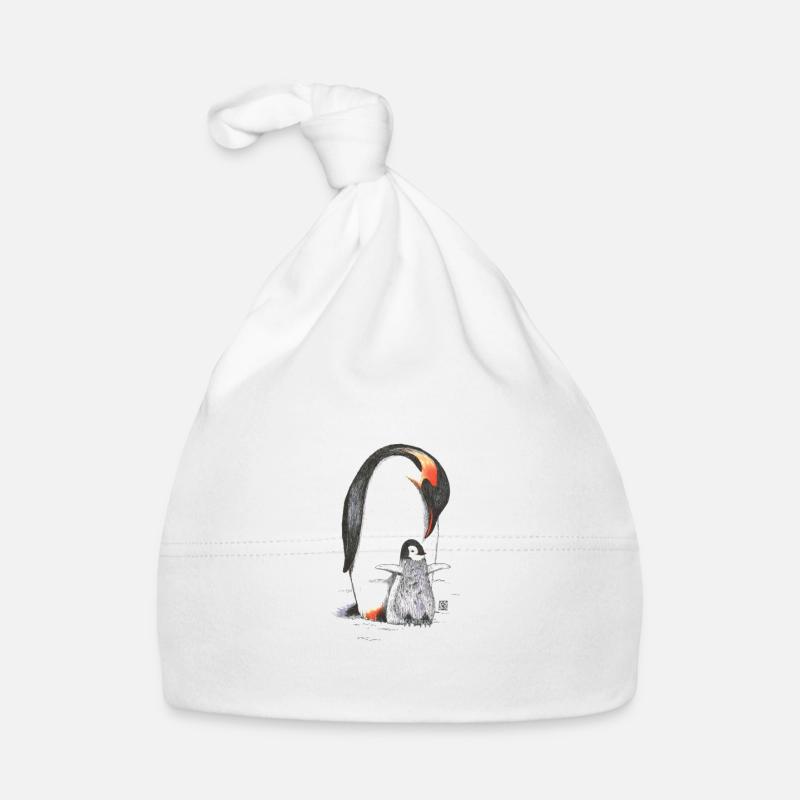 Pinguin Baby Bio-Mütze