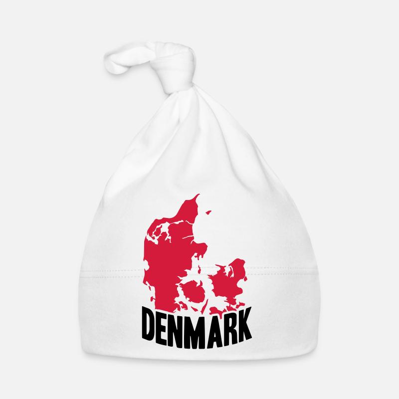 Denmark national flag Danish pride Nordic Organic Baby Cap