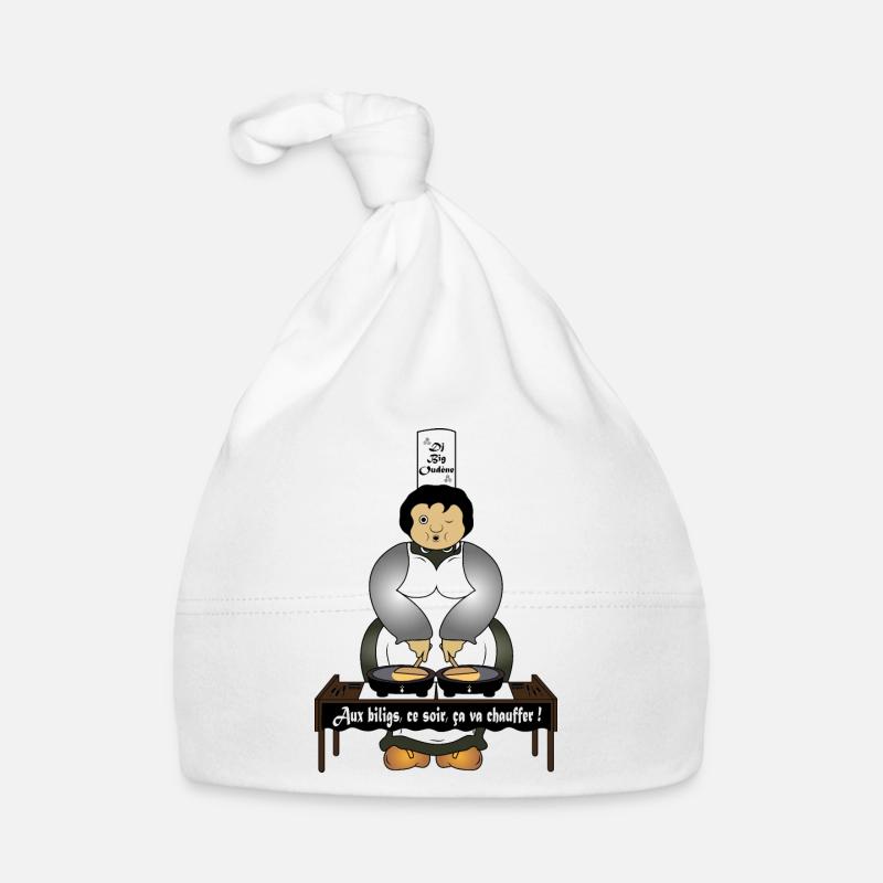 Dj bretonne - Bonnet bio Bébé - blanc