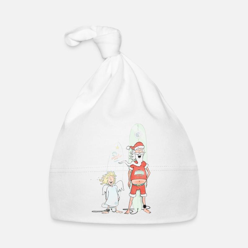 surfing xmas Baby Bio-Mütze