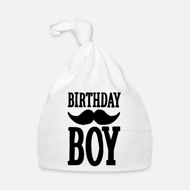 Birthday Boy Hipster Baby Bio-Mütze