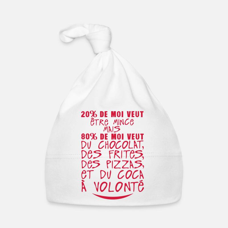 20 80 veut mince chocolat citation volon Bonnet bio Bébé