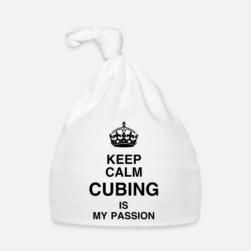 Cubing / Cube / Cuber / Speedcubing - Baby Bio-Mütze - Weiß