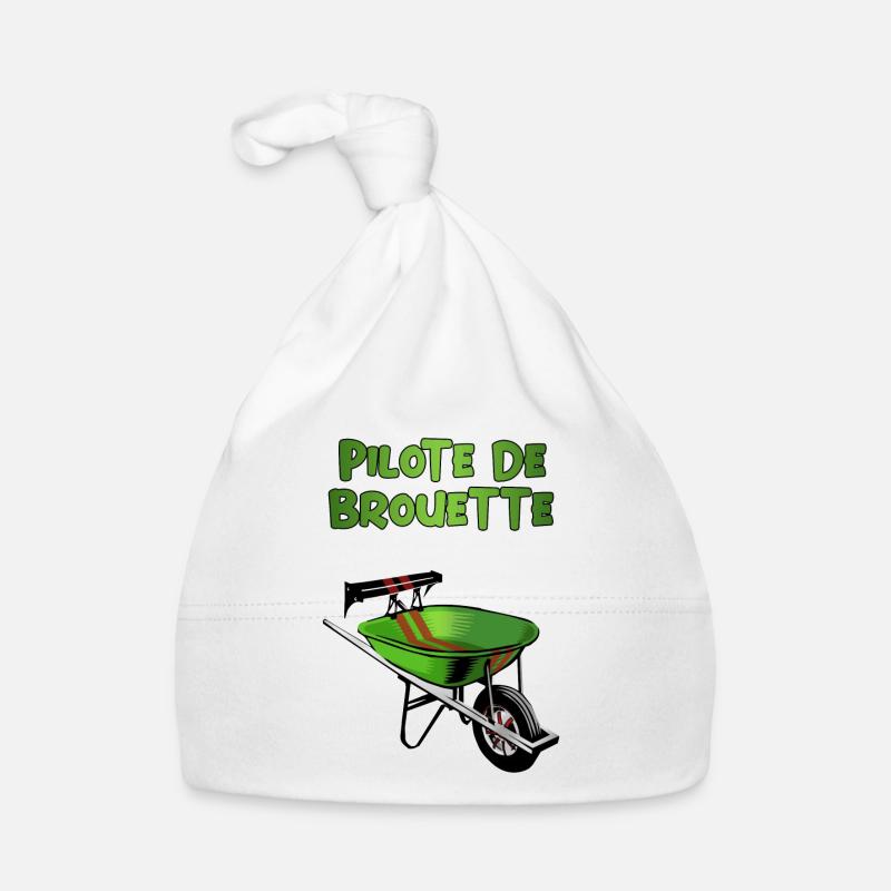 wheelbarrow driver Organic Baby Cap