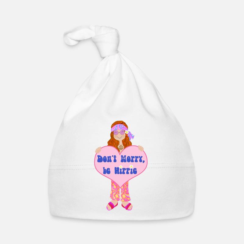 FILLE HIPPIE Din A1 Bonnet bio Bébé