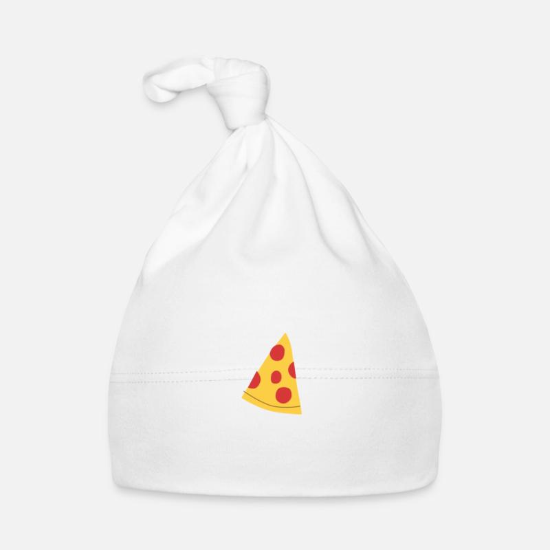 Pizza Logo Baby Bio-Mütze