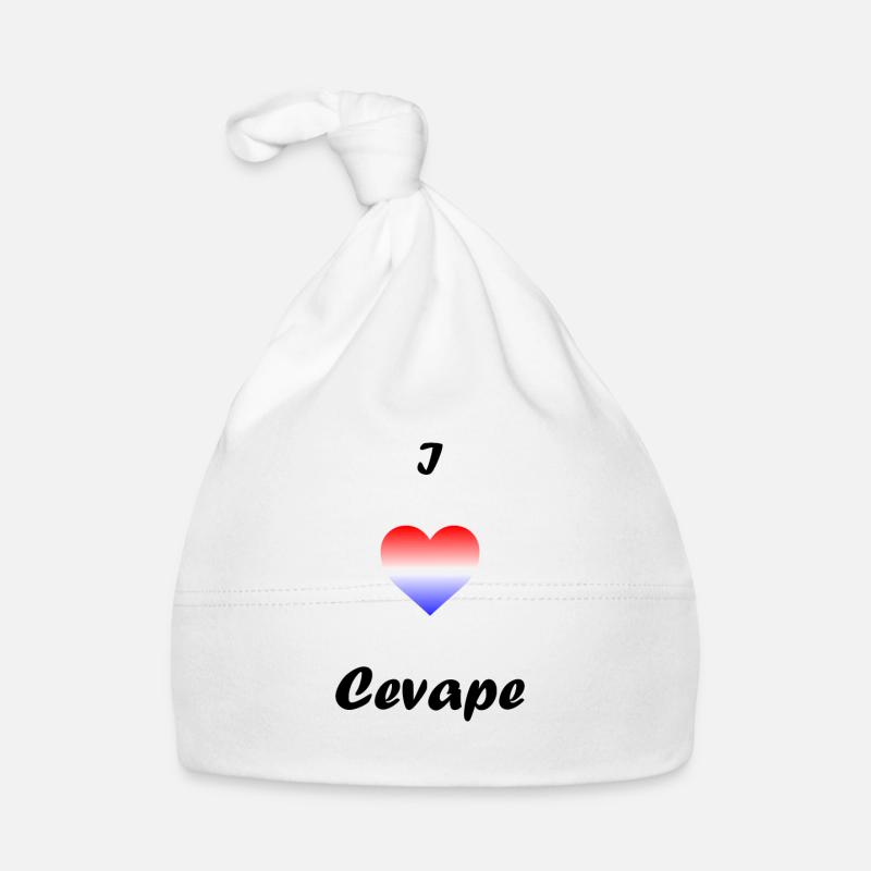 I love Cevape Baby Bio-Mütze