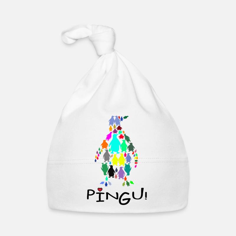 Pinguine im Pinguin Baby Bio-Mütze