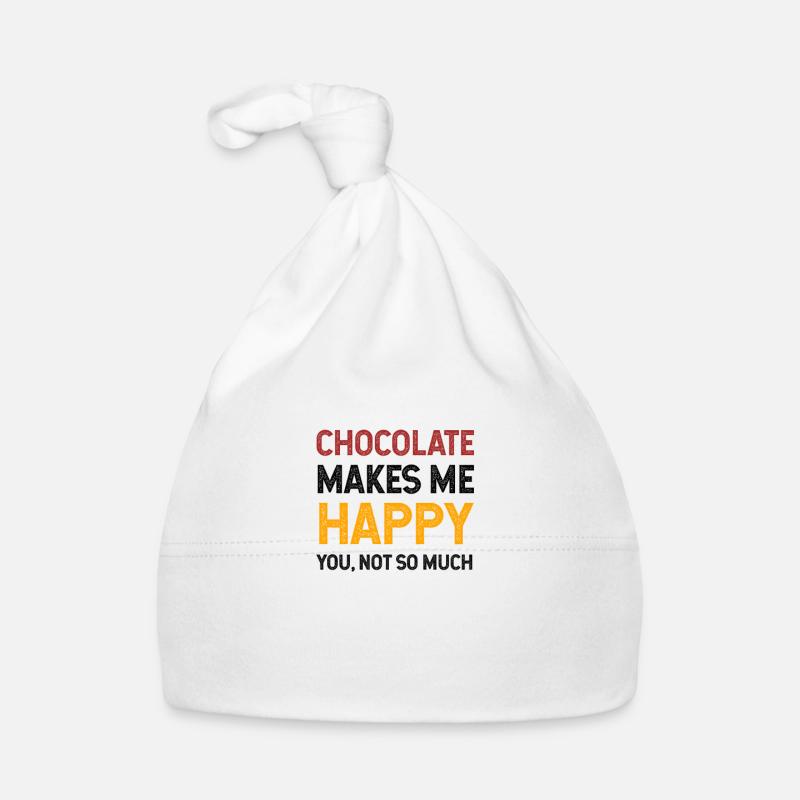 schokolade, geschenkidee, geschenk, schoko Baby Bio-Mütze