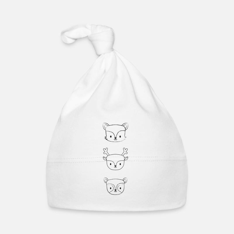 Animaux de la forêt Animaux de la forêt Bonnet bio Bébé
