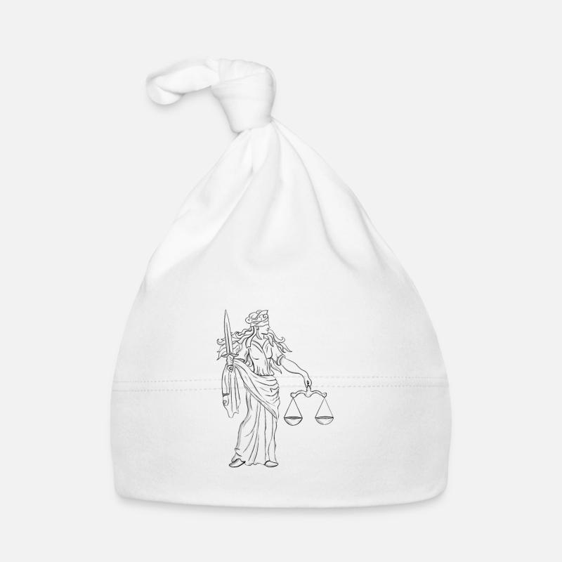 Lady Justice Organic Baby Cap