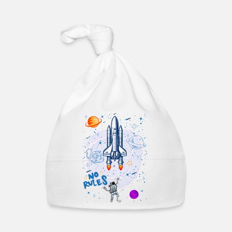 Cadeau de vaisseau spatial astronaute astronaute drôle Bonnet bio Bébé