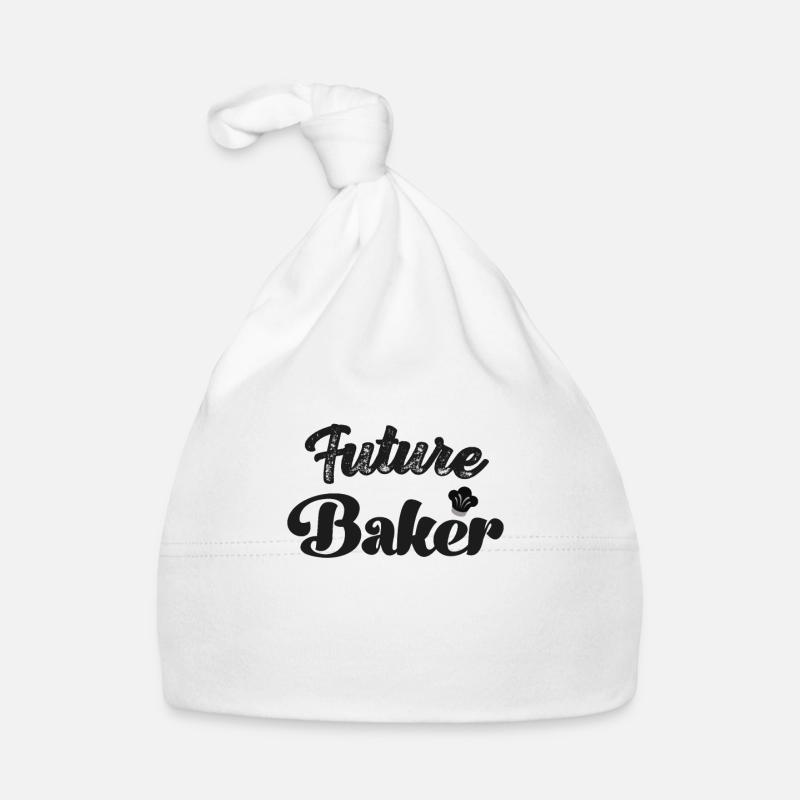 Nachwuchs Bäcker Bäckerin Backen Konditor Bäckerei Baby Bio-Mütze