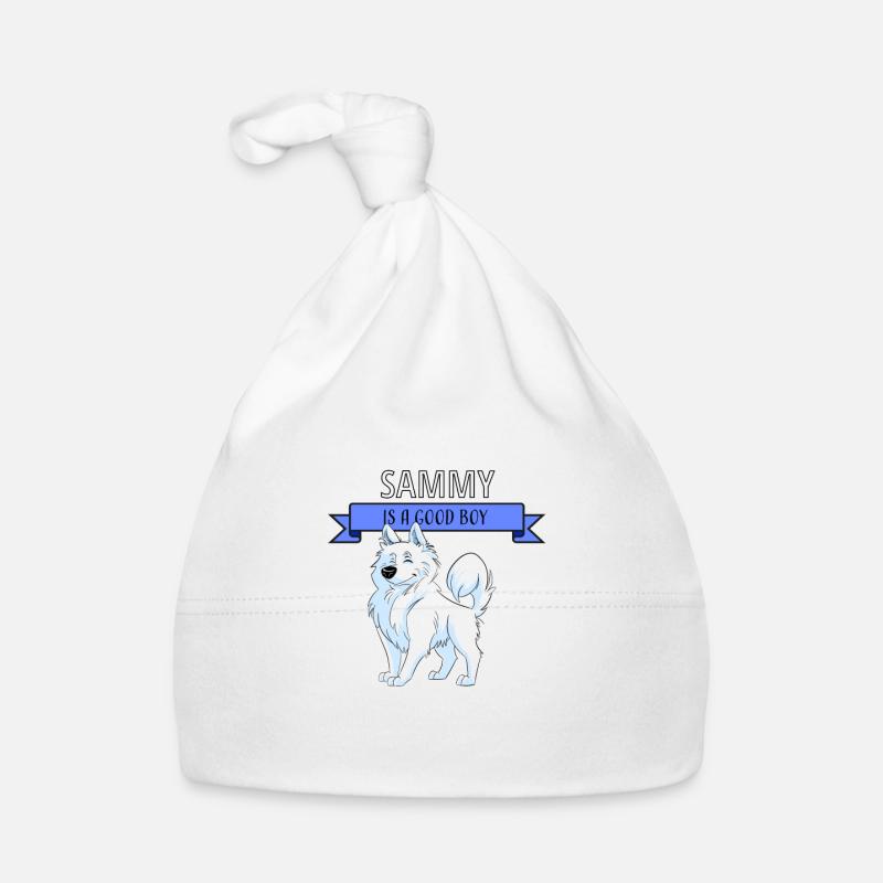 Sammy der Samojede Baby Bio-Mütze