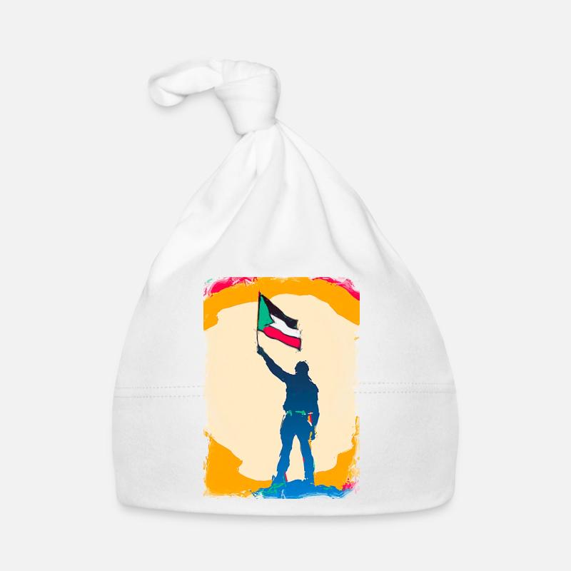 Palestine Drapeau Vies Comptent P7 Bonnet bio Bébé