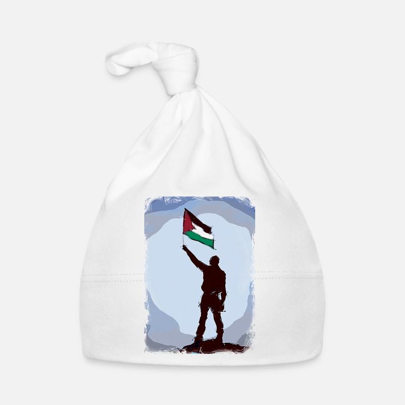 Palestine Drapeau Vies Comptent P10 Bonnet bio Bébé