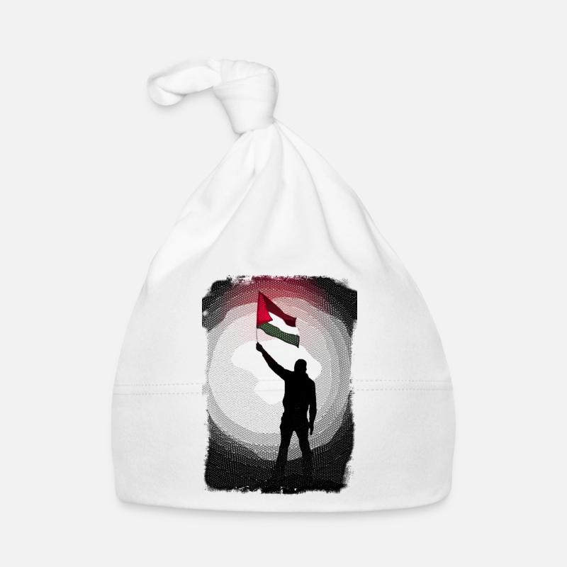 Palestine Drapeau Vies Comptent P5 Bonnet bio Bébé