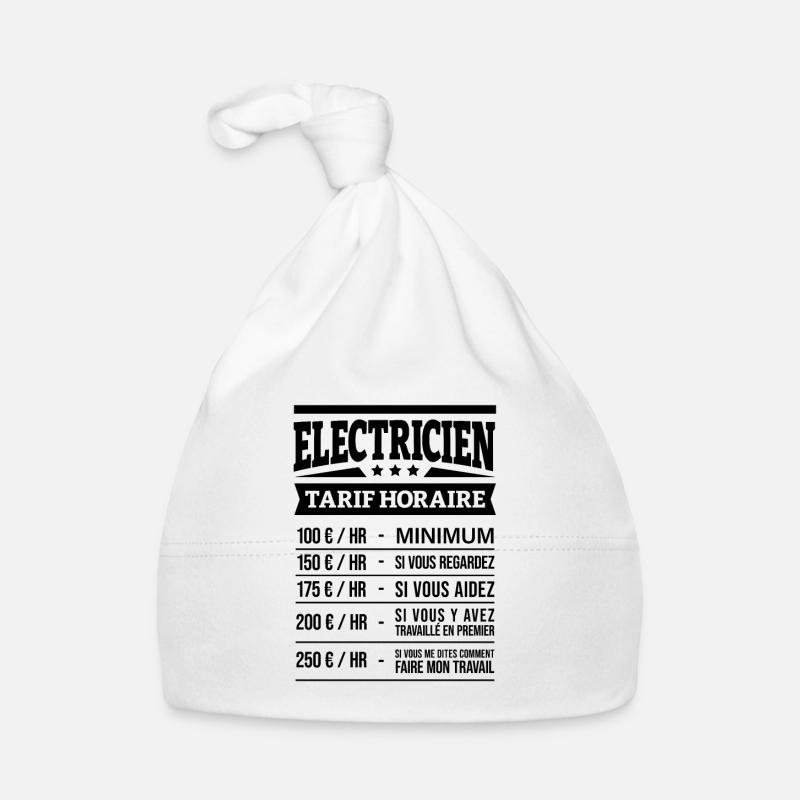 TARIF HORAIRE ÉLECTRICIEN Bonnet bio Bébé