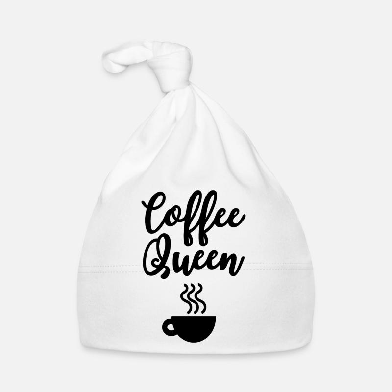Coffee Queen Coffee Lovers Organic Baby Cap