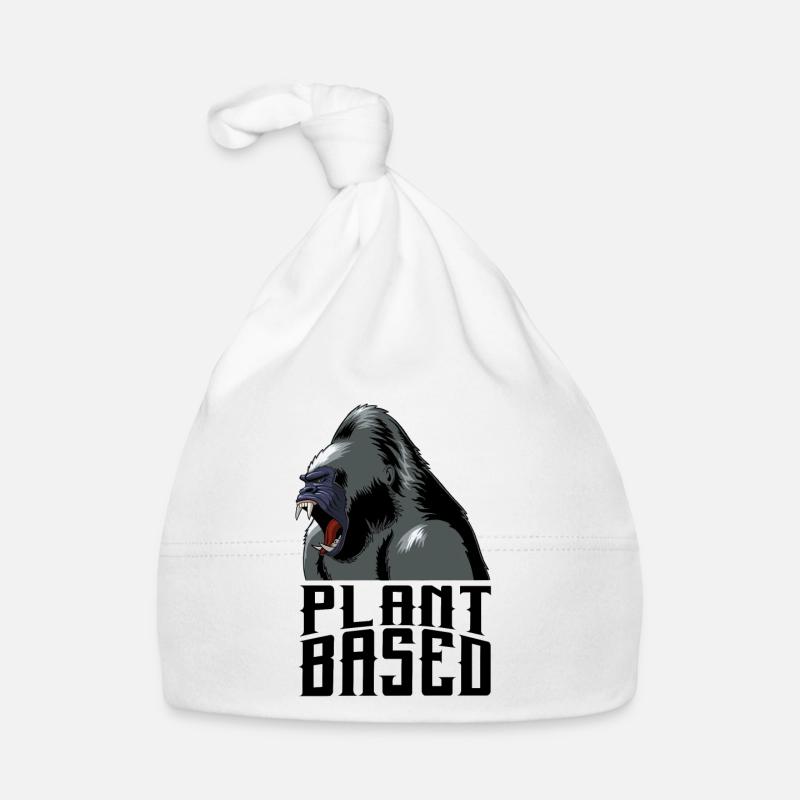 Plant based gorilla Organic Baby Cap