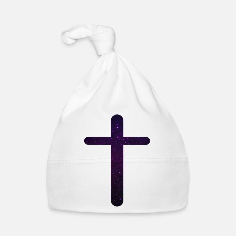 CROIX FOI CHRÉTIENNE Bonnet bio Bébé