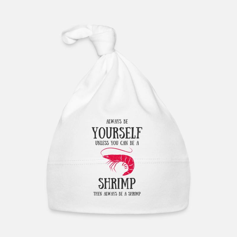 Shrimp Shrimp aquarium languste gift crab Organic Baby Cap