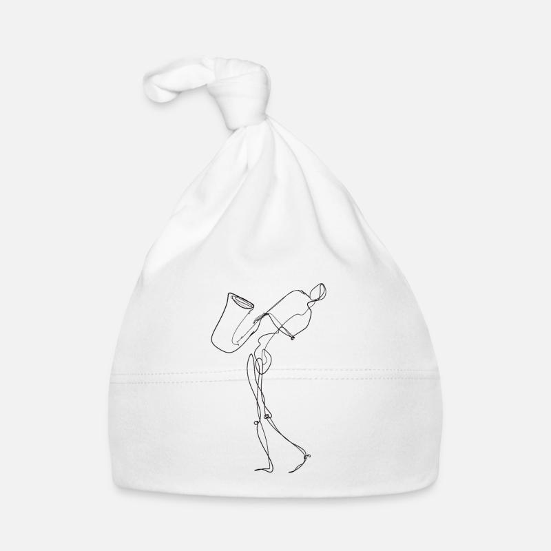 Saxophonist Organic Baby Cap